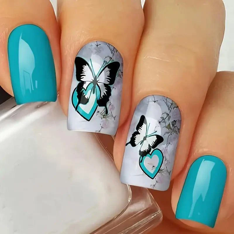 Floral Gradient Nail Art Design Kit Karnz