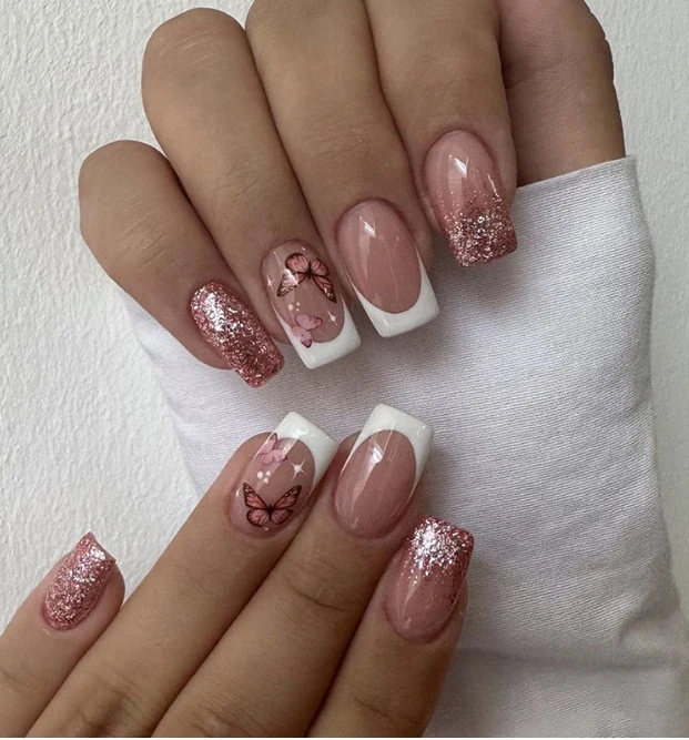 Floral Gradient Nail Art Design Kit Karnz