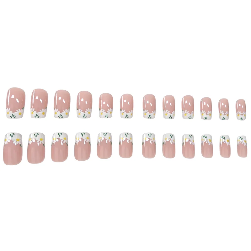 Florale Französische Tipp Nagelverlängerungen Karnz 1789915351