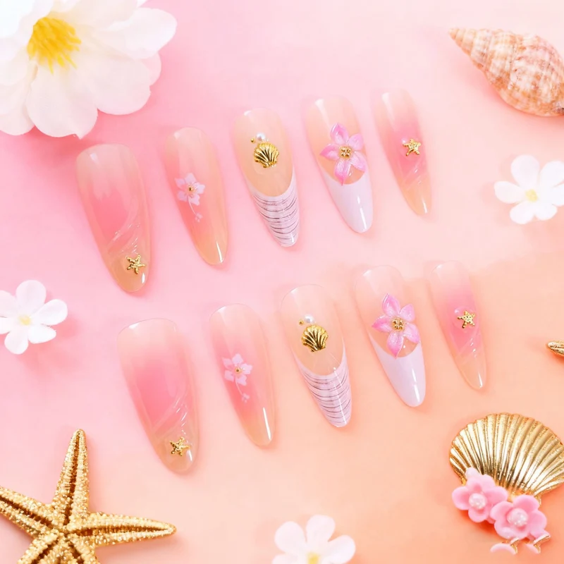 Blumen-Design Acryl-Nagelverstärkungen Karnz