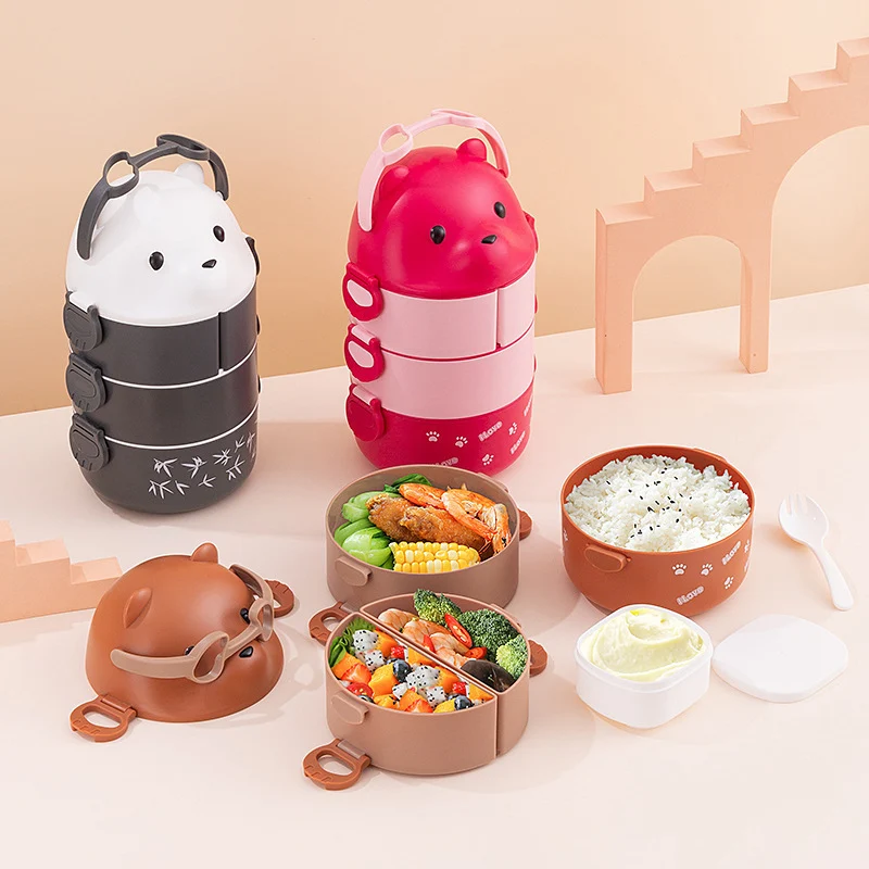 Niedliche Bären-Themen Bento Lunchbox