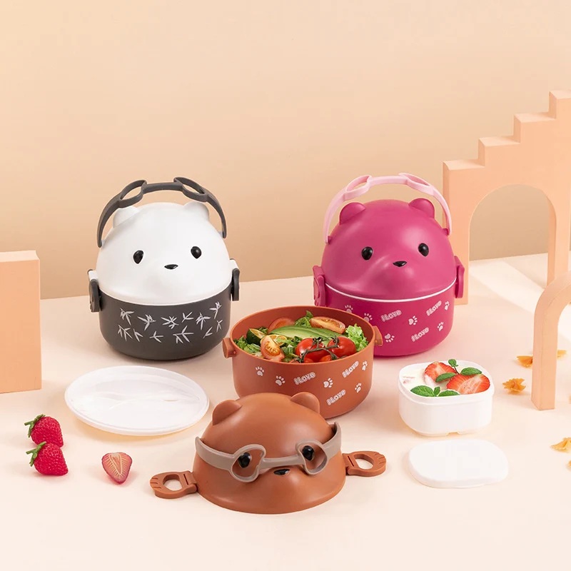 Süße tierthemed Snack-Container