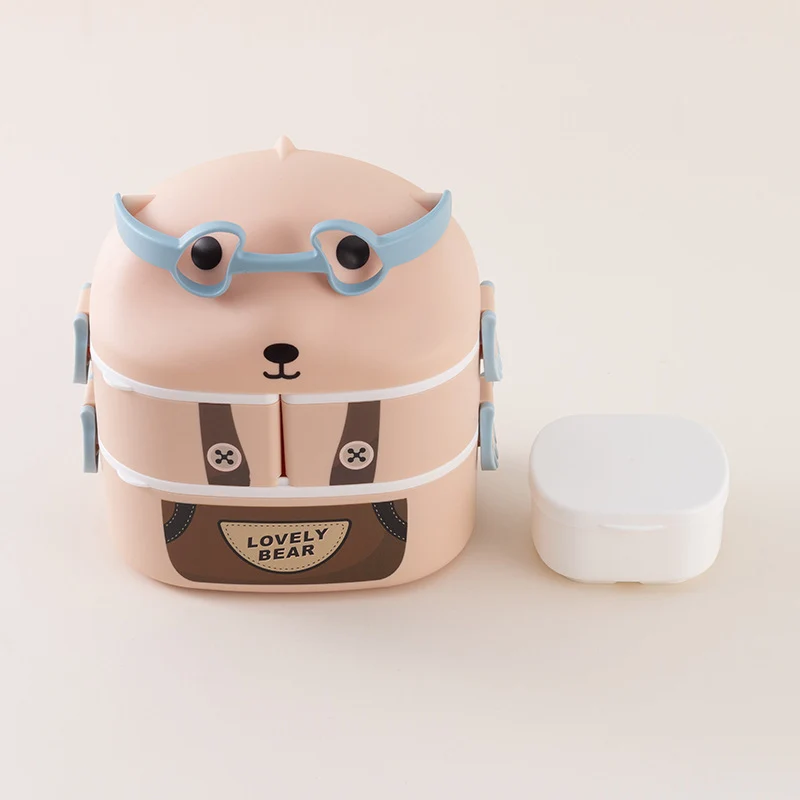 Adorable Tier-Themen Bento Box