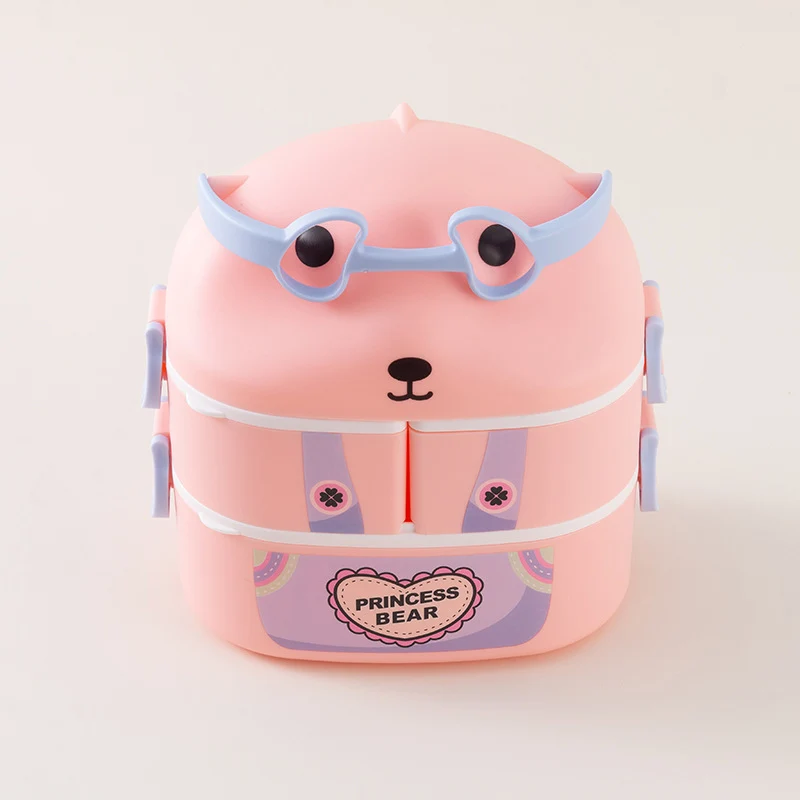 Adorable Tier-Themen Bento Box
