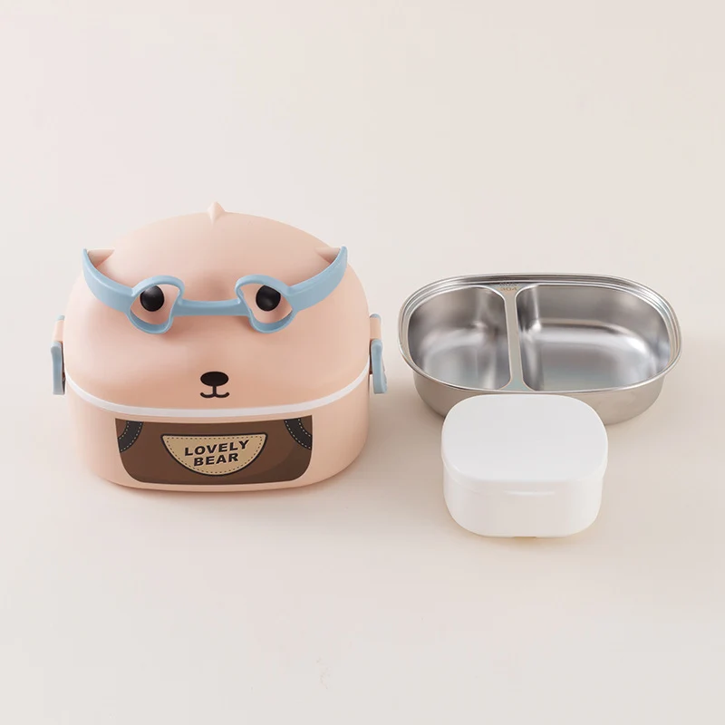 Adorable Tier-Themen Bento Box