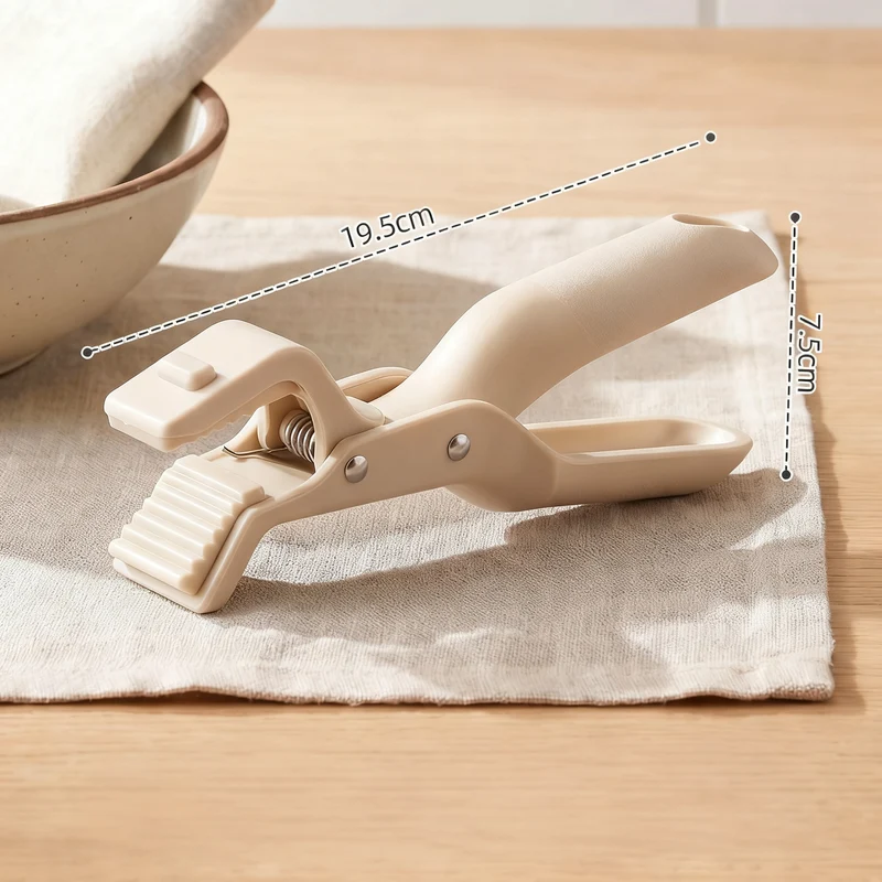 Heat protection tongs for bowls and plates
