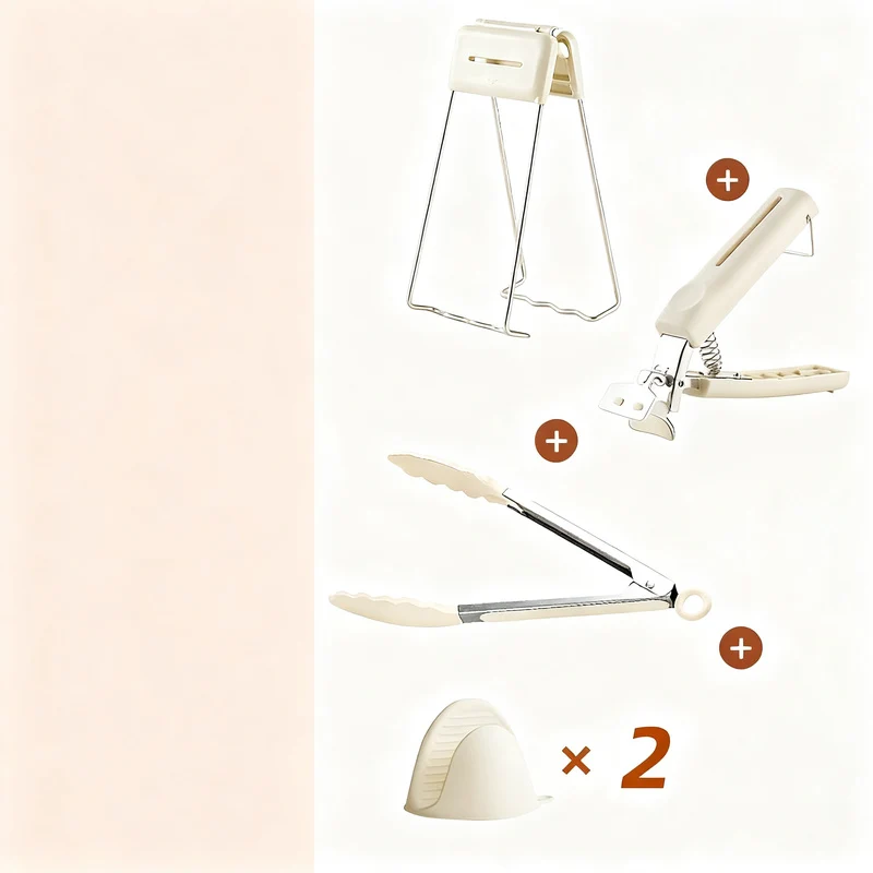Heat protection tongs for bowls and plates
