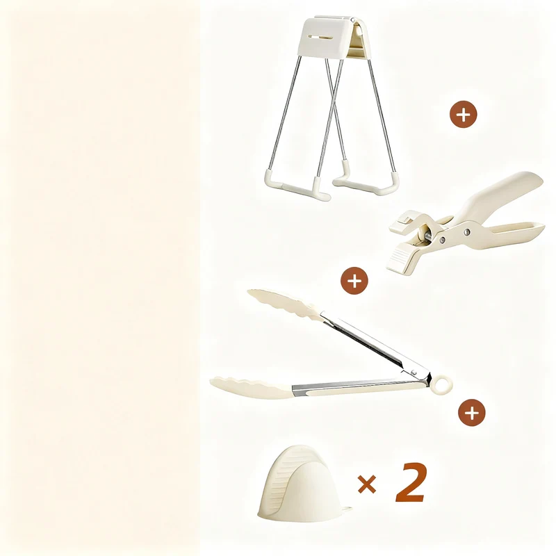 Heat protection tongs for bowls and plates