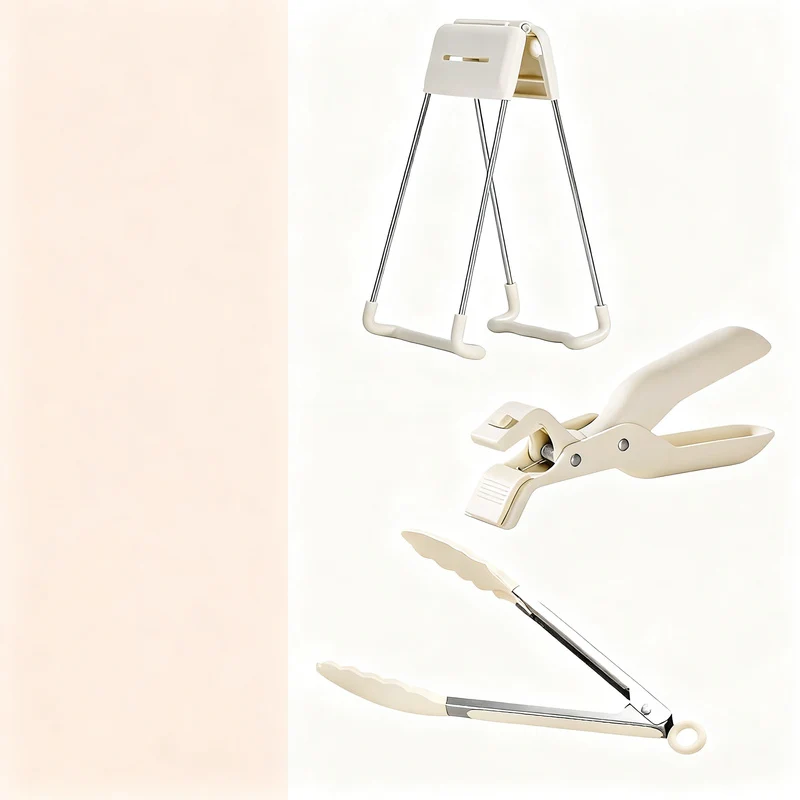 Heat protection tongs for bowls and plates