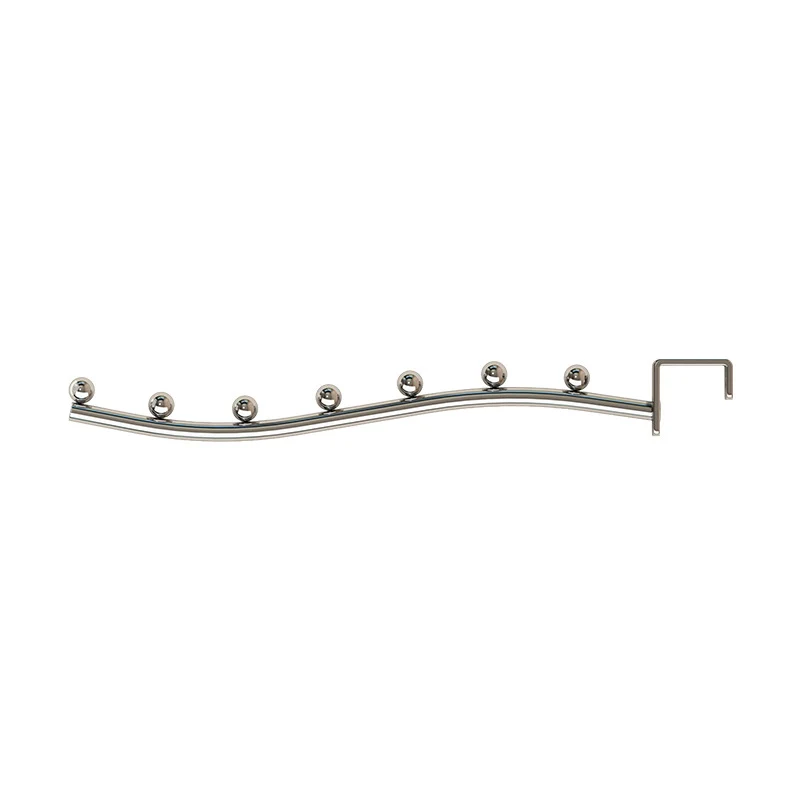 Wall hooks for clothing, stainless steel, multiple