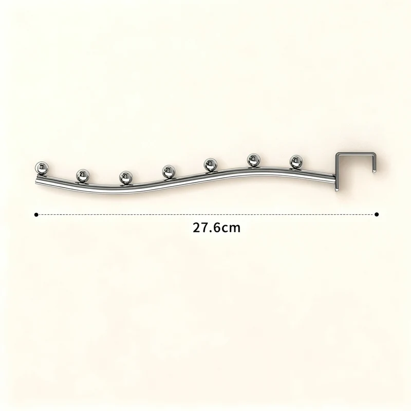 Wall hooks for clothing, stainless steel, multiple