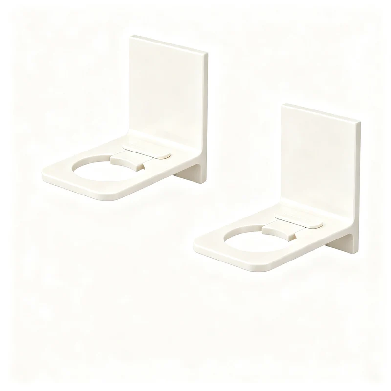 Adjustable bathroom shelf made of aluminum