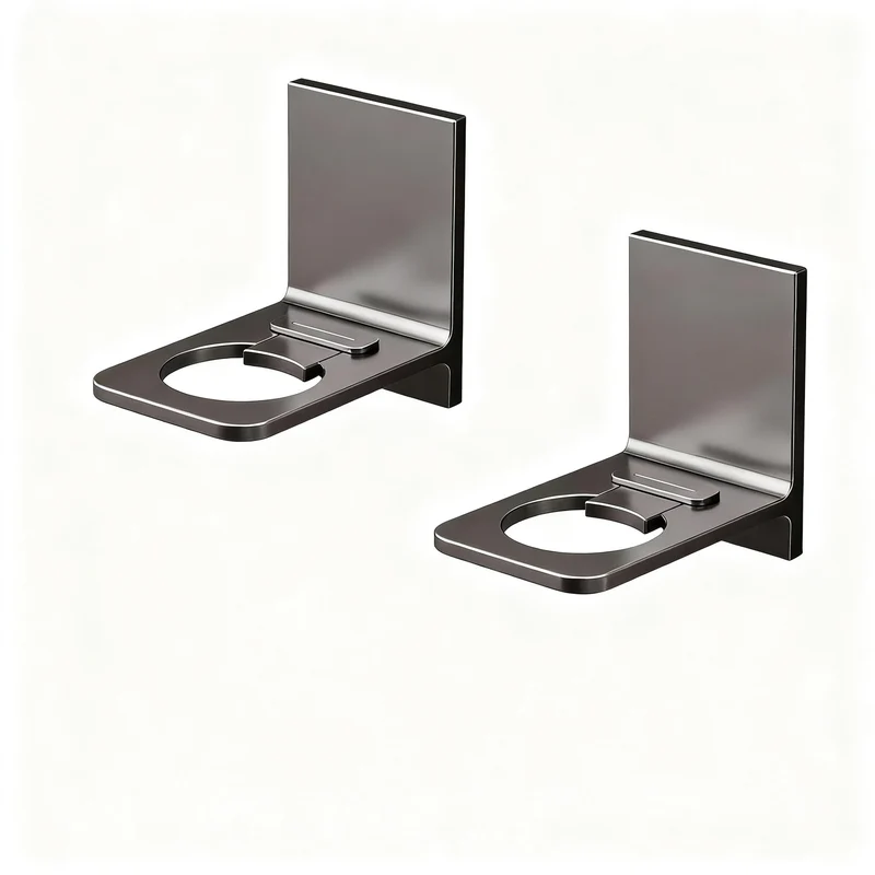 Adjustable bathroom shelf made of aluminum