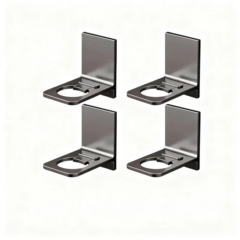 Adjustable bathroom shelf made of aluminum