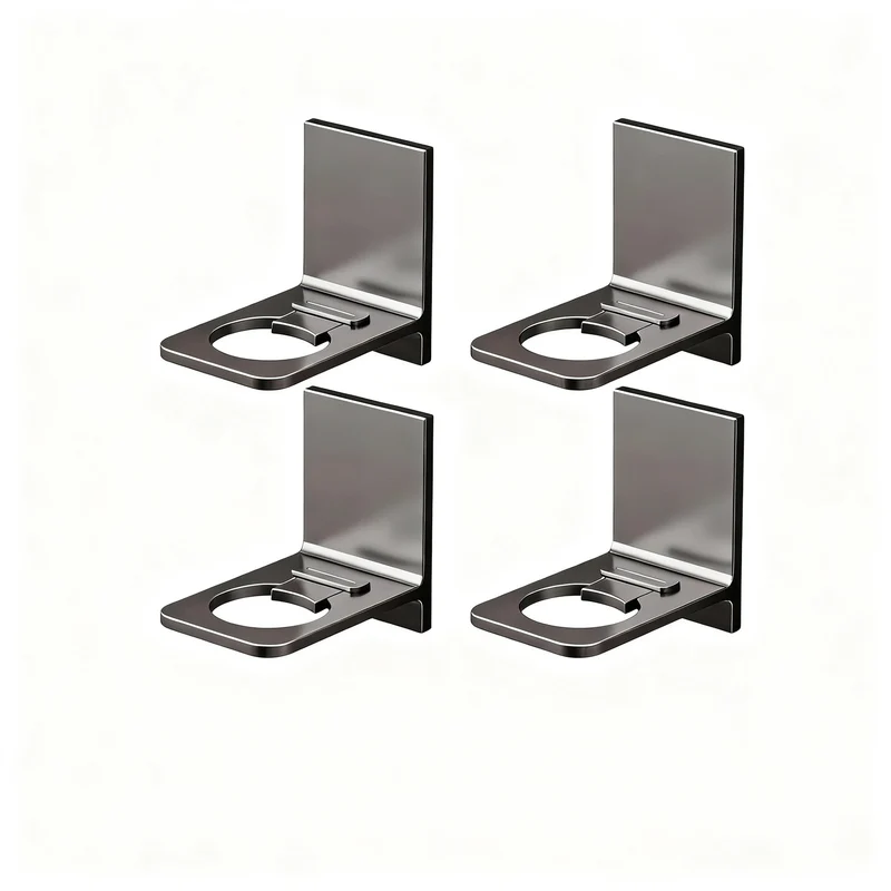 Adjustable bathroom shelf made of aluminum