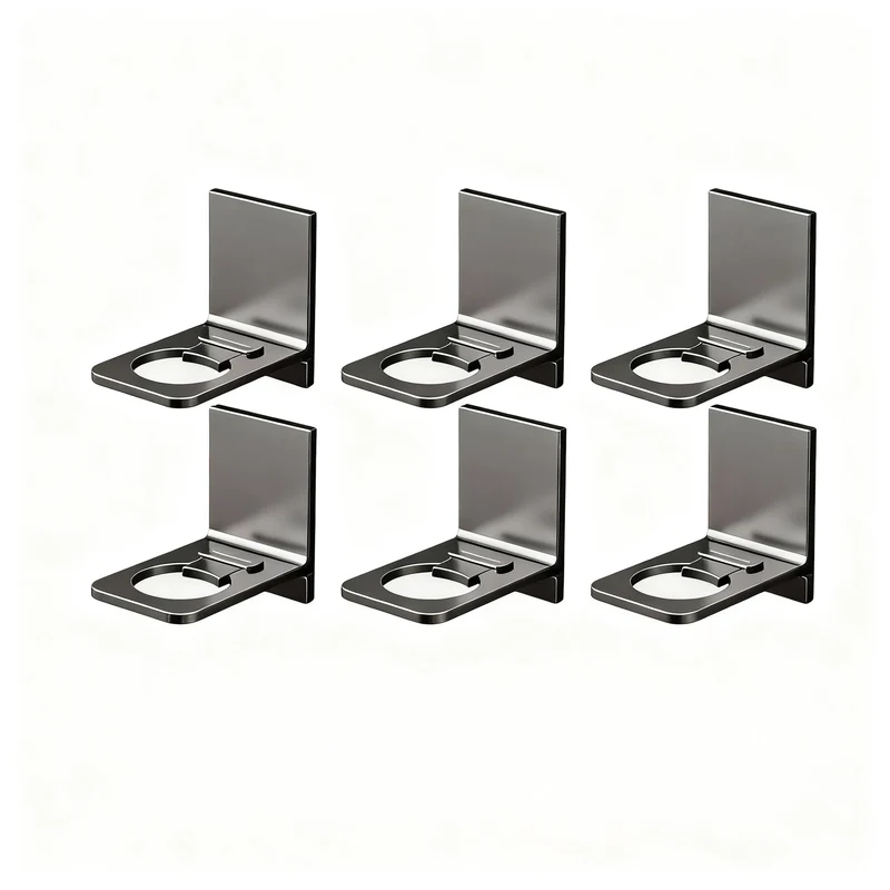 Adjustable bathroom shelf made of aluminum