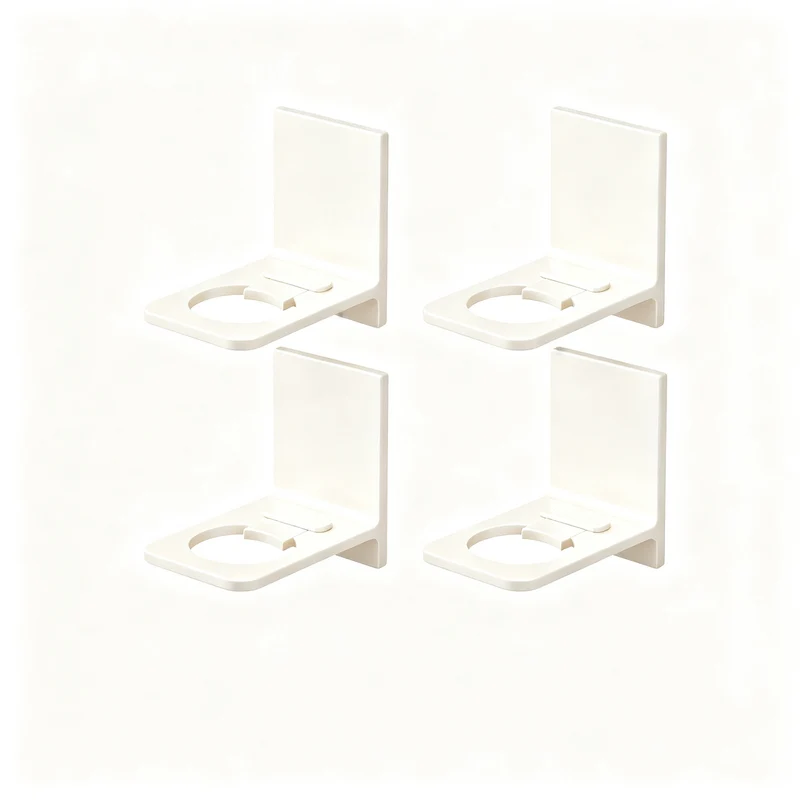 Adjustable bathroom shelf made of aluminum