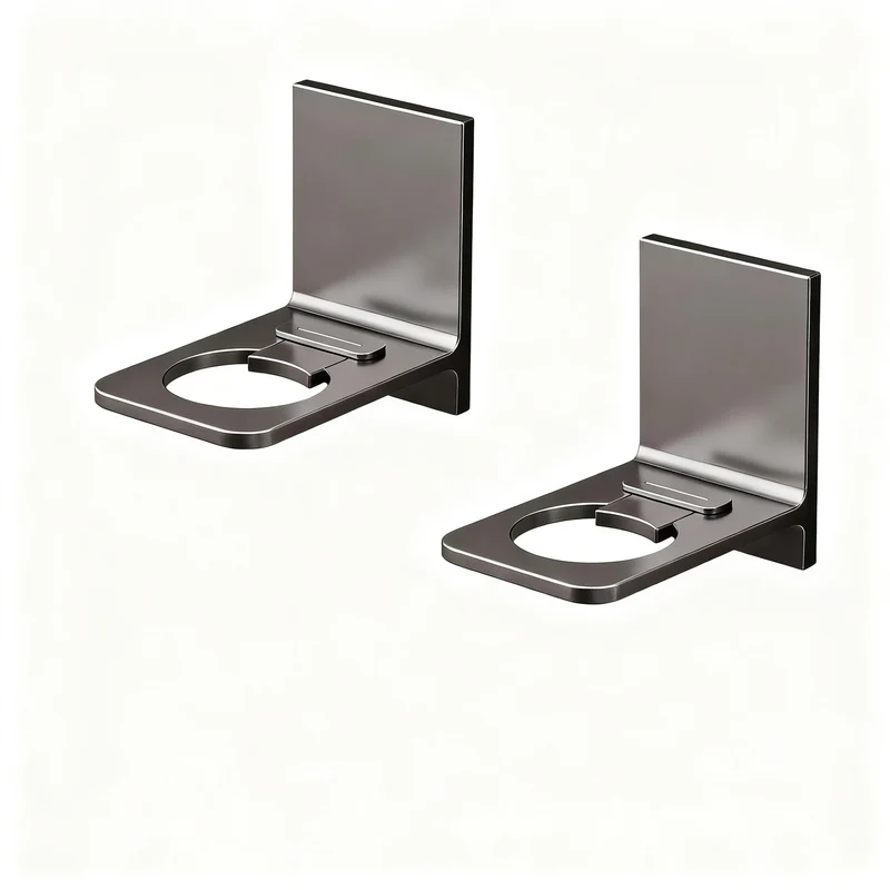 Adjustable bathroom shelf made of aluminum