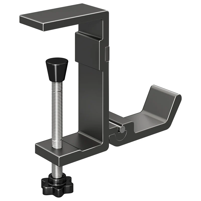 Adjustable table backpack hook made of aluminum