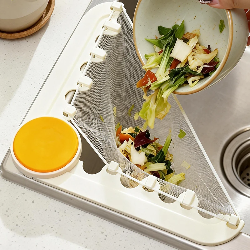 Sink filter sieve with suction cup