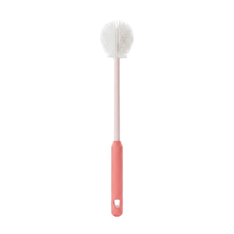 Silicone cleaning brush for baby bottles and teats