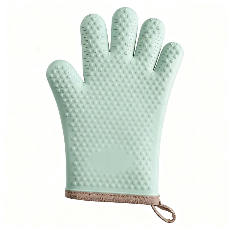 Silicone oven gloves, non-slip, various thicknesses