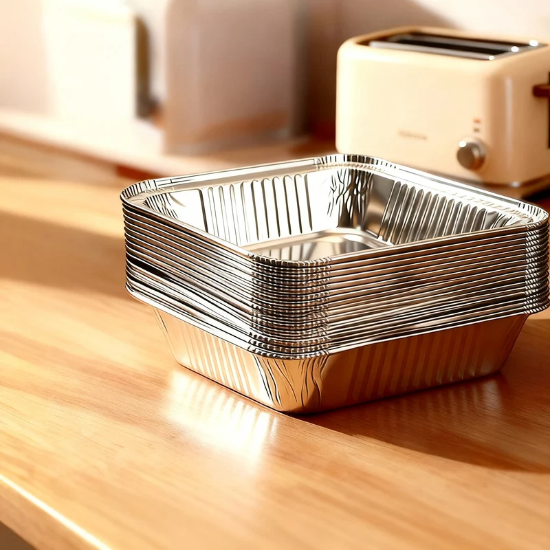 Silicone baking paper and aluminum foil for air fryers