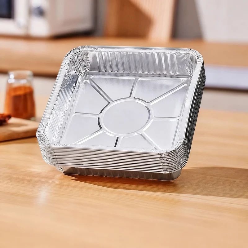 Silicone baking paper and aluminum foil for air fryers