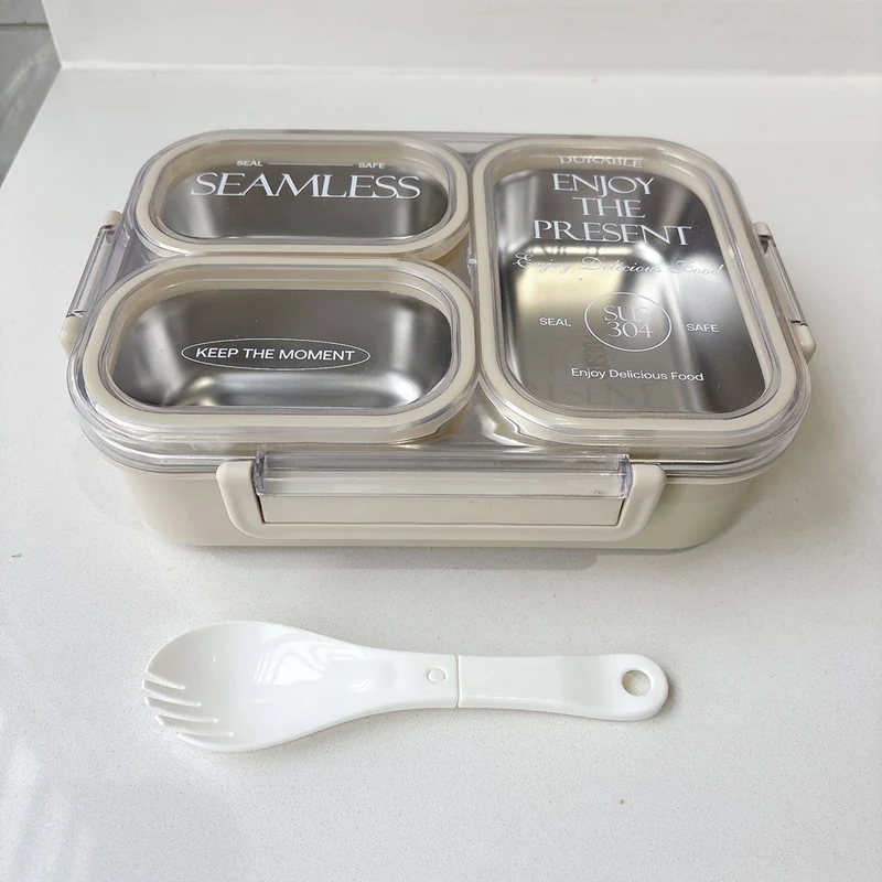 Premium Edelstahl Multi-Compartment Lebensmittel Aufbewahrungsbehälter