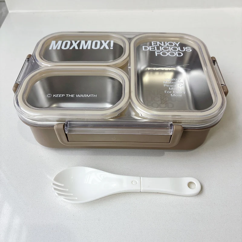 Premium Edelstahl Multi-Compartment Lebensmittel Aufbewahrungsbehälter