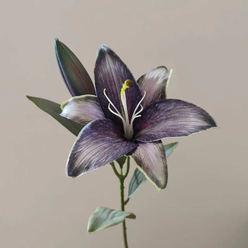 Lifelike Lily Stem