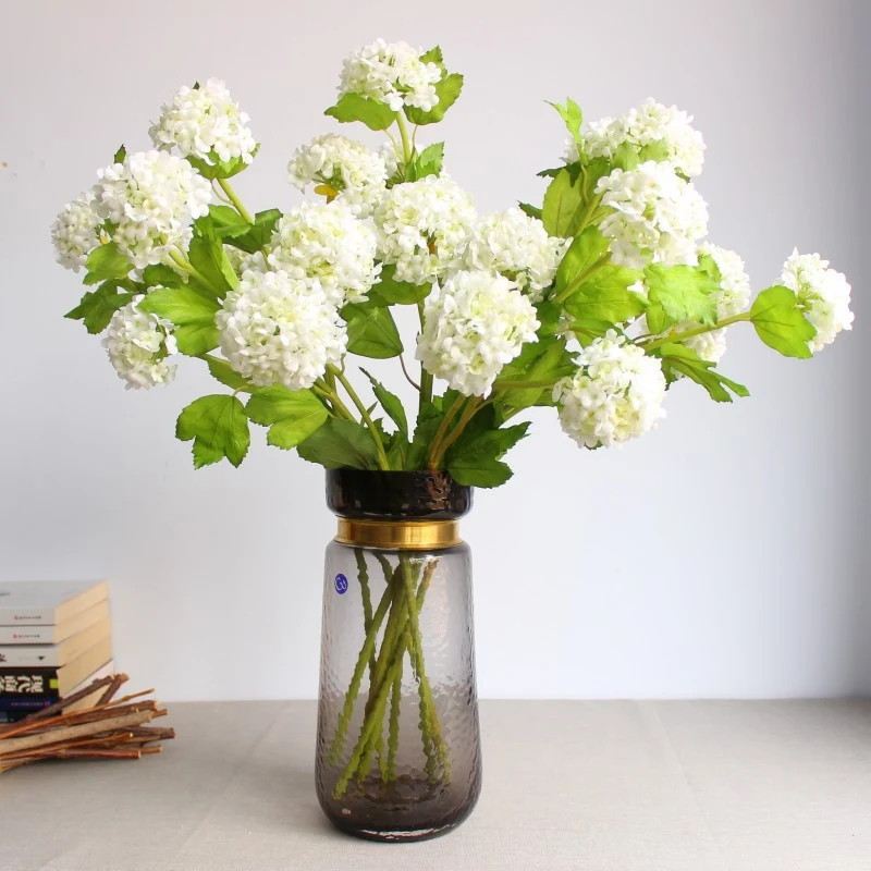Lifelike Hydrangea Stem
