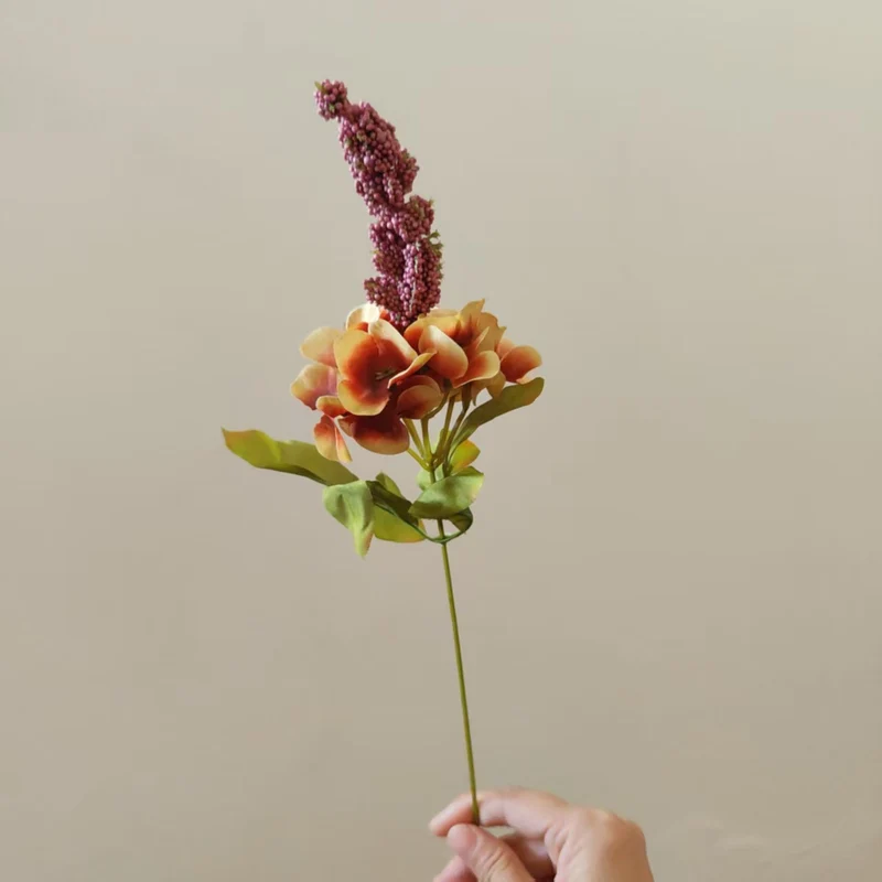 Lifelike Floral Decorative Stem