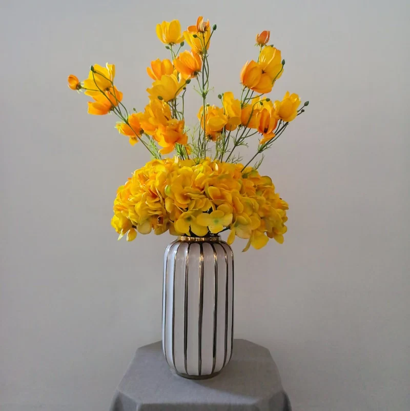 Lifelike Floral Arrangement