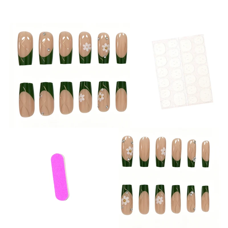 Florales Design Nagelkunst Karnz 1789915353