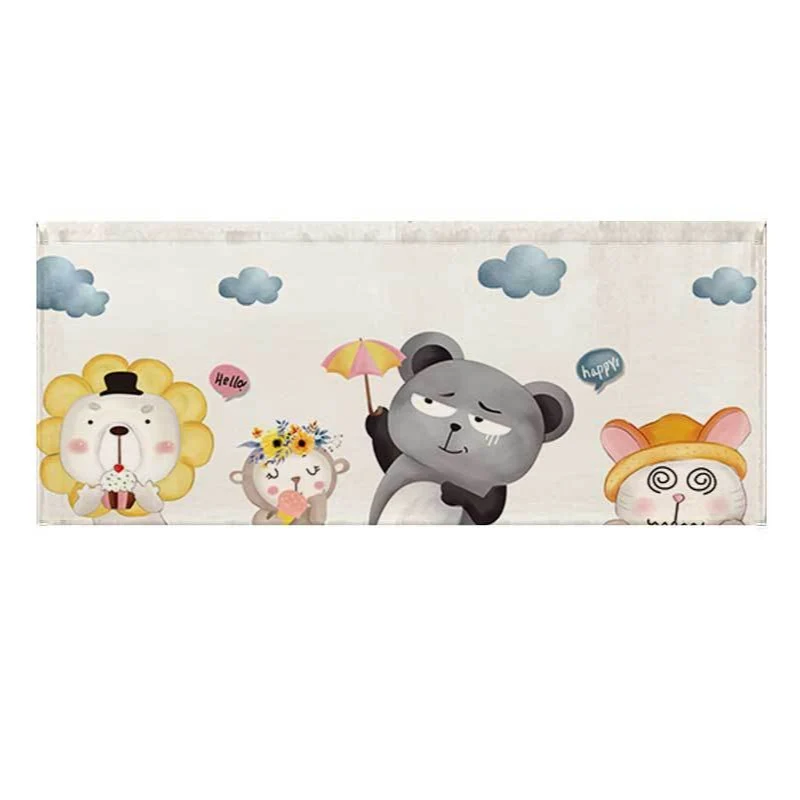 Illustrated Panda Family Canvas Wall Art for Nursery