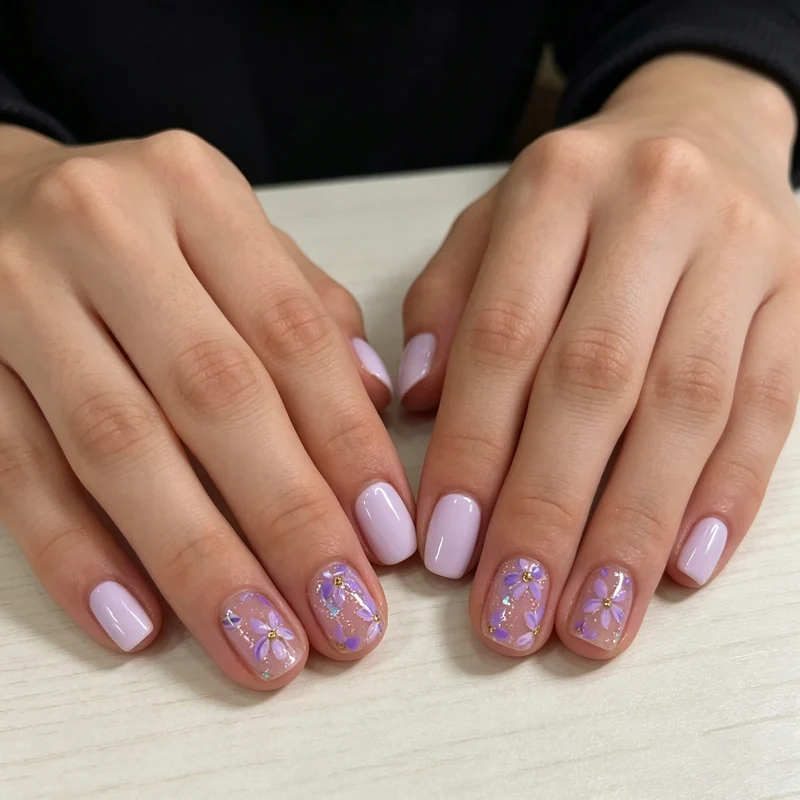 Florale Kunst Gel-Nagelverstärkungen Karnz