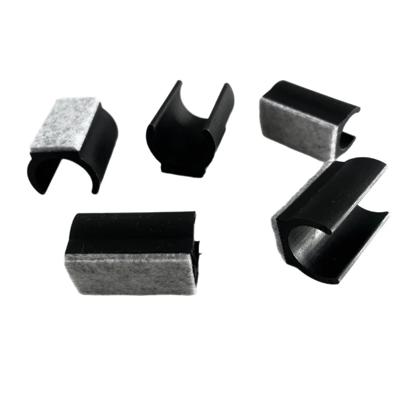 U-shaped furniture glides with felt pad