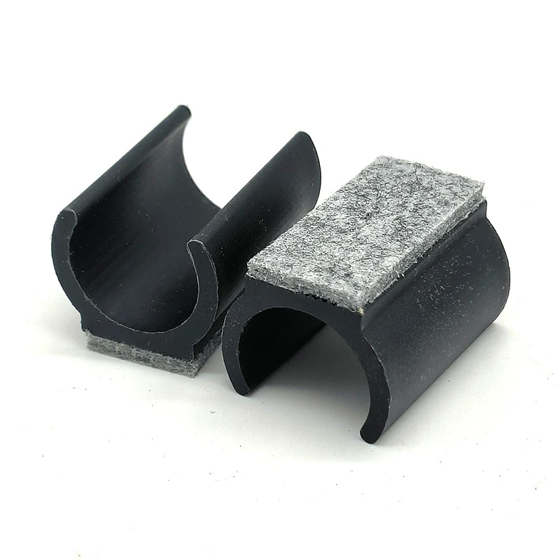 U-shaped furniture glides with felt pad