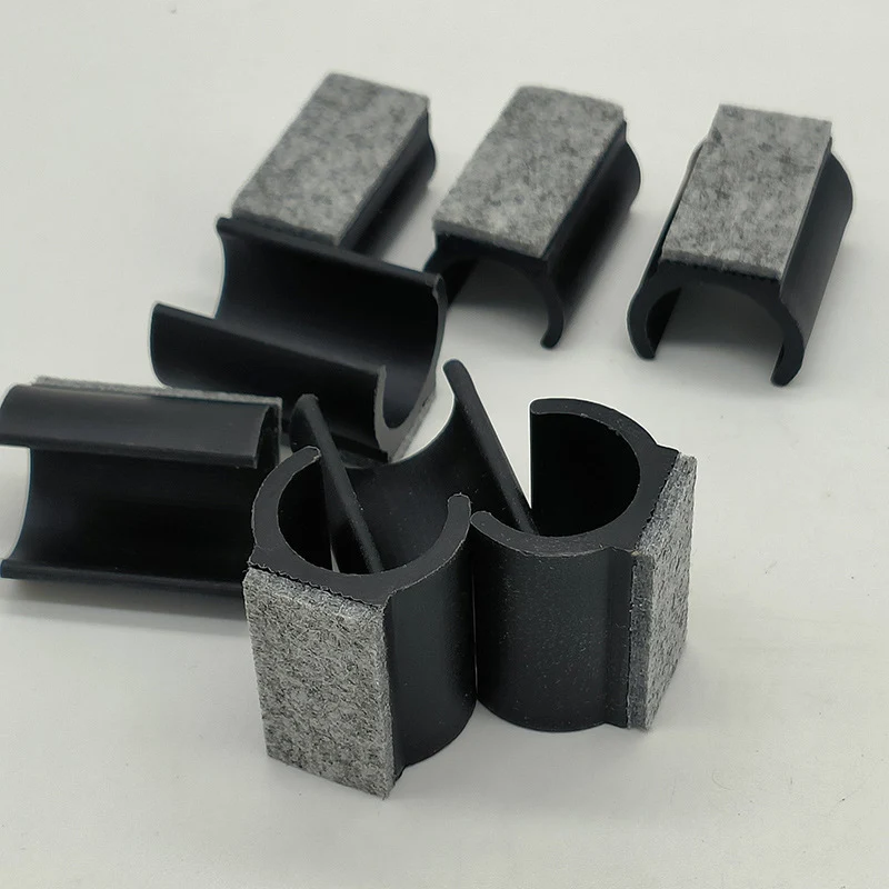 U-shaped furniture glides with felt pad