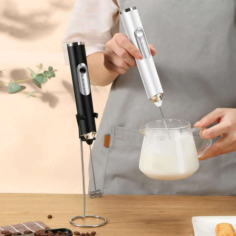 Electric milk frother, USB-C, multiple functions