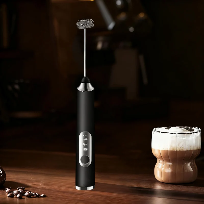 Electric milk frother, USB-C, multiple functions