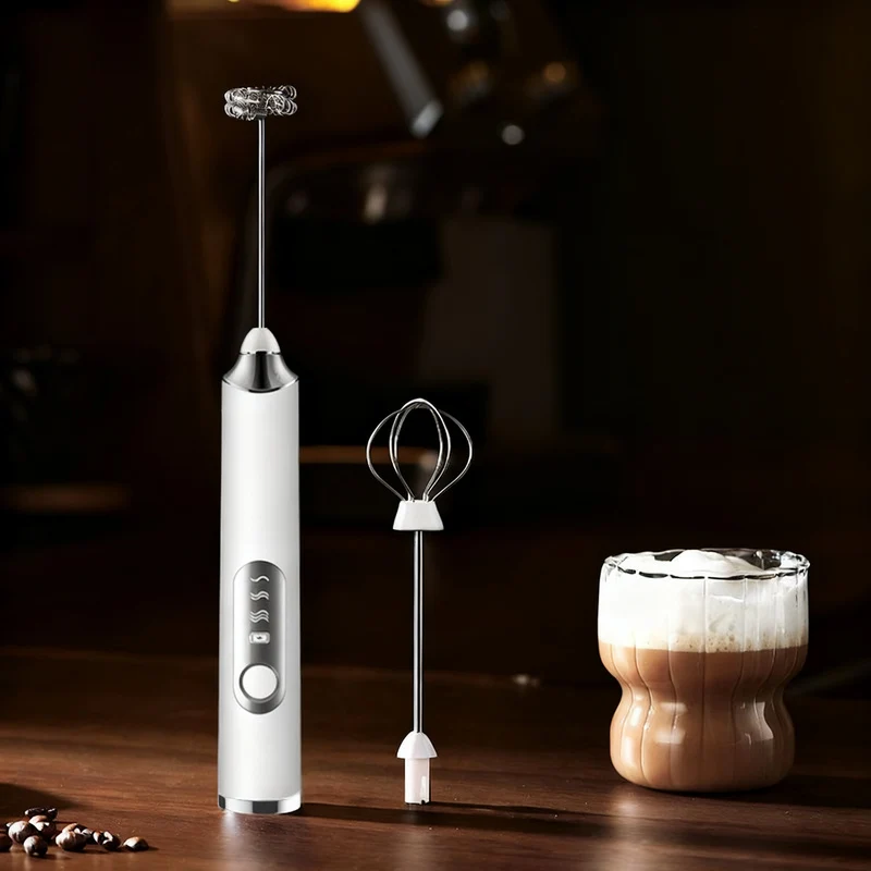 Electric milk frother, USB-C, multiple functions