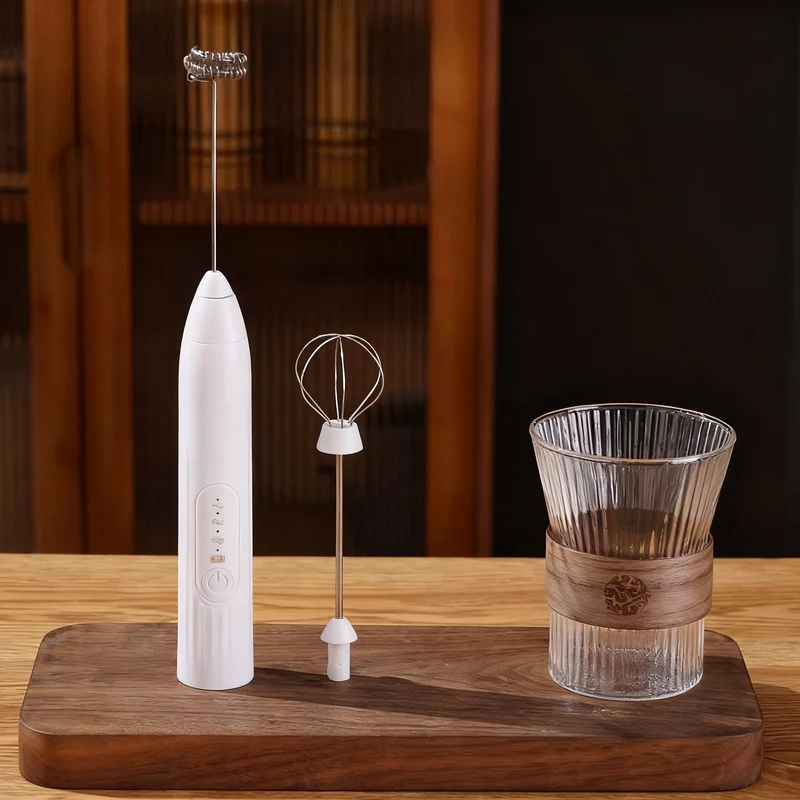 Electric milk frother, USB-C, multiple functions