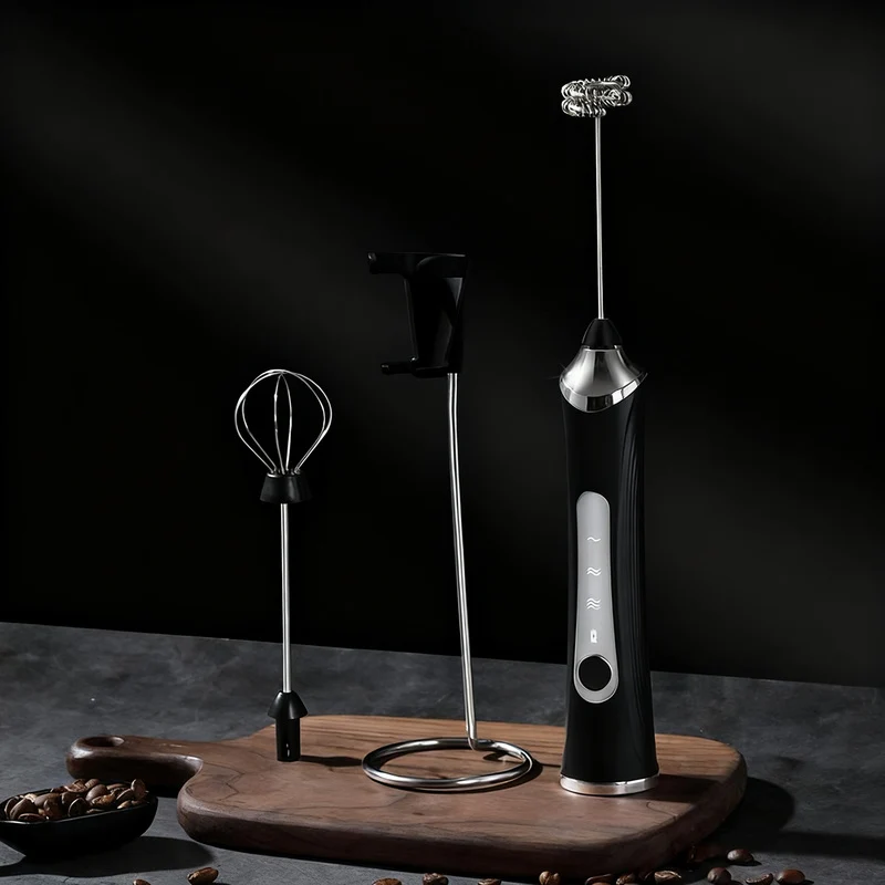 Electric milk frother, USB-C, multiple functions