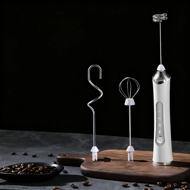Electric milk frother, USB-C, multiple functions