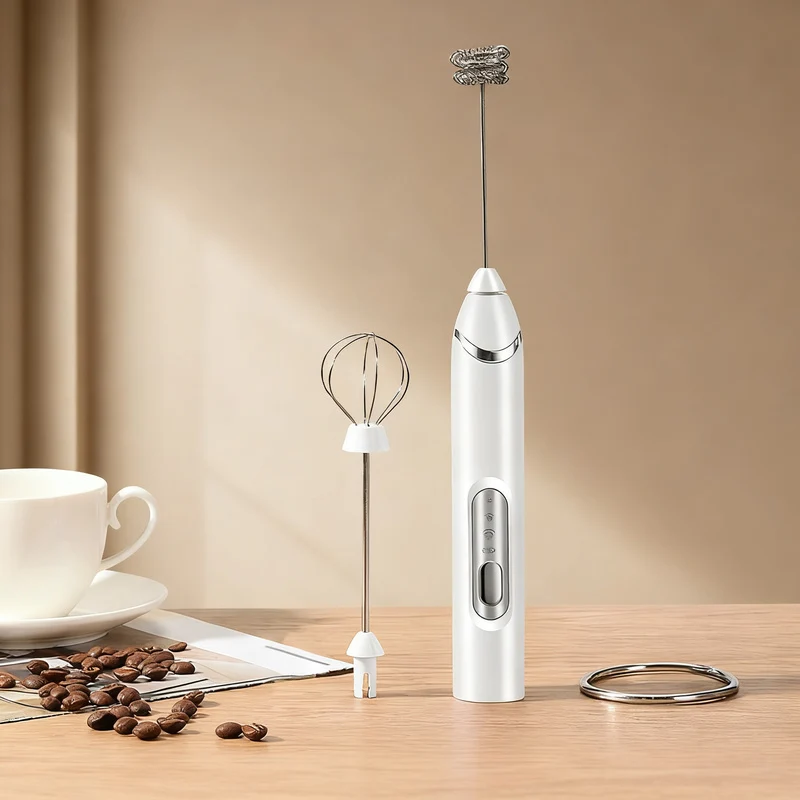 Electric milk frother, USB-C, multiple functions