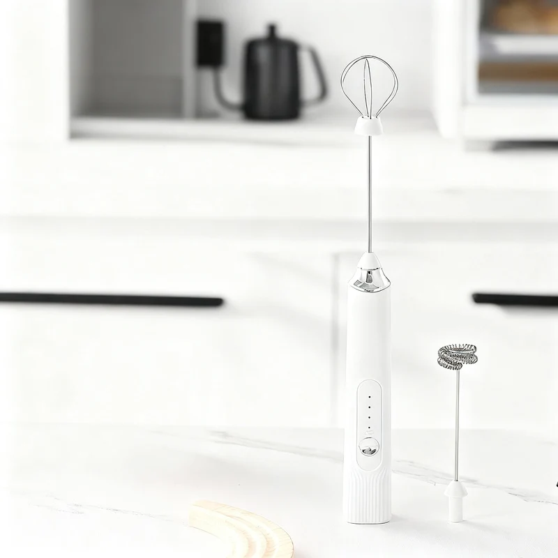 Electric milk frother, USB-C, multiple functions