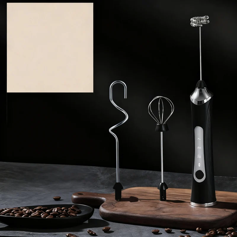 Electric milk frother, USB-C, multiple functions