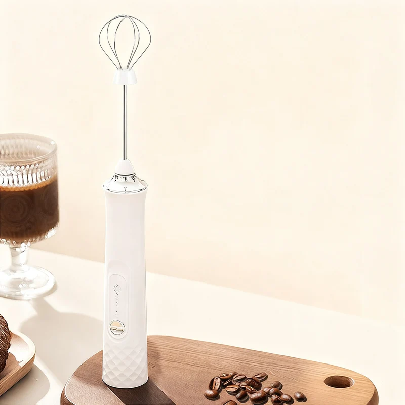 Electric milk frother, USB-C, multiple functions